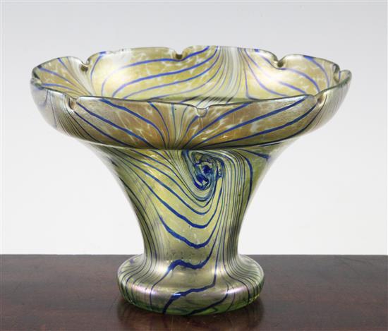 A Loetz iridescent glass vase, c.1910, 15cm